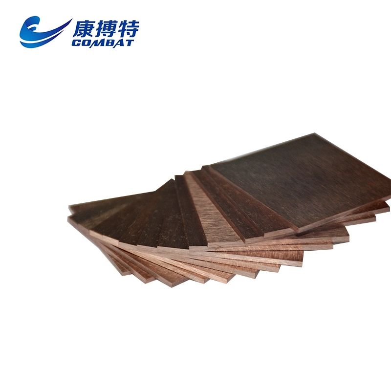 Turkish Thin Copper Plates Tungsten Copper Plate Stamped Tungsten Copper Alloy Plate