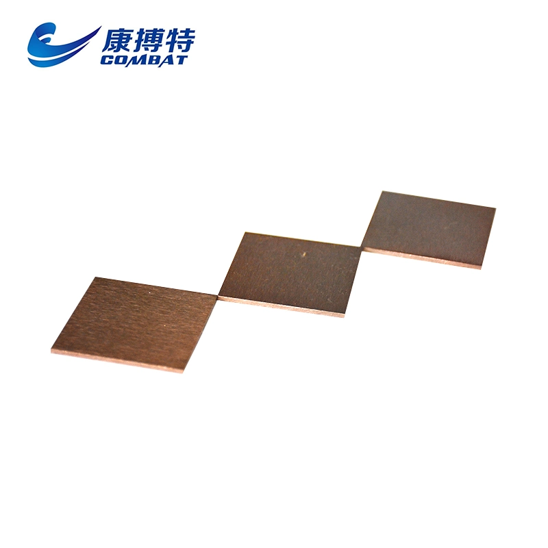 Turkish Thin Copper Plates Tungsten Copper Plate Stamped Tungsten Copper Alloy Plate