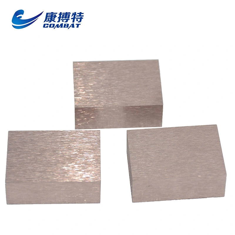 Turkish Thin Copper Plates Tungsten Copper Plate Stamped Tungsten Copper Alloy Plate