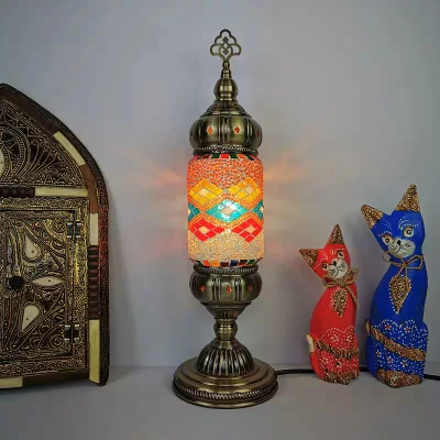 Lampe de table d'asie du sud-est, méditerranéenne, turque, E14, pour chambre à coucher, chevet (WH